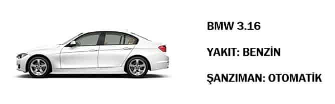 bmw 316 kiralık